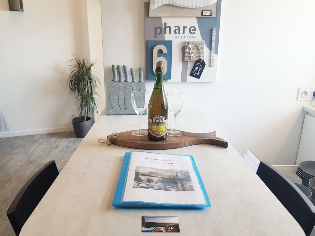 Logement Entier Saint Malo Vue Mer, Proche Ferry, Commerces Et Plage Solidor 50 M 외부 사진