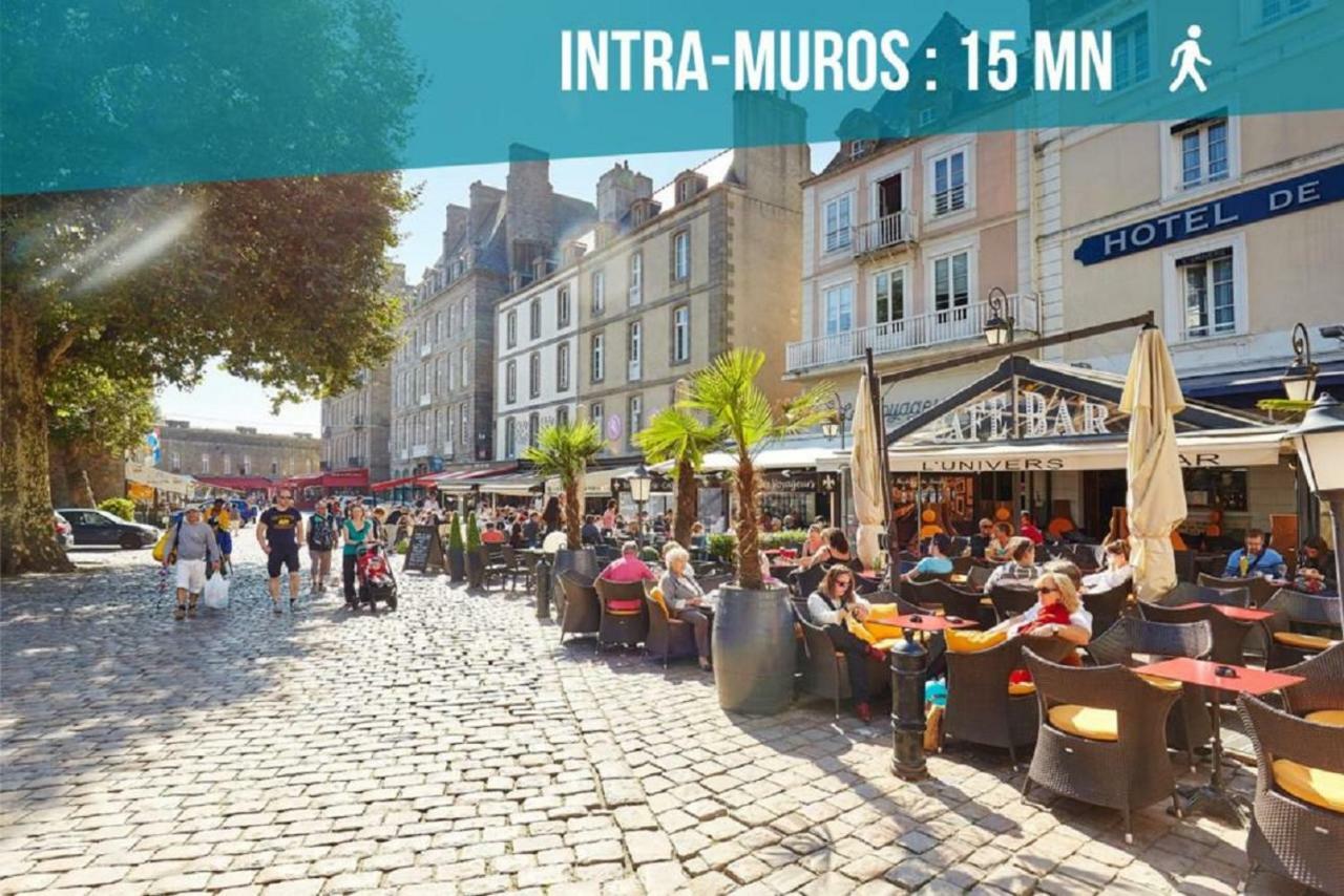 Logement Entier Saint Malo Vue Mer, Proche Ferry, Commerces Et Plage Solidor 50 M 외부 사진