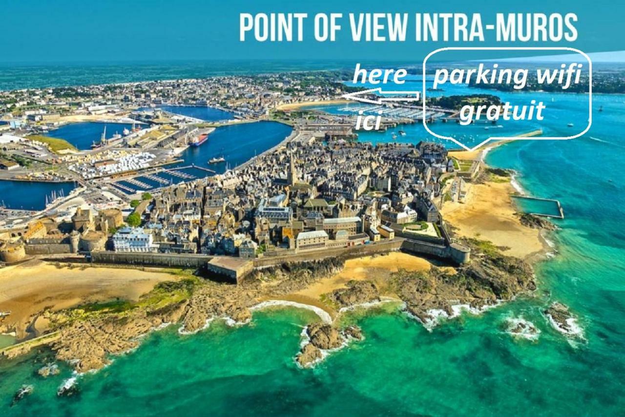 Logement Entier Saint Malo Vue Mer, Proche Ferry, Commerces Et Plage Solidor 50 M 외부 사진